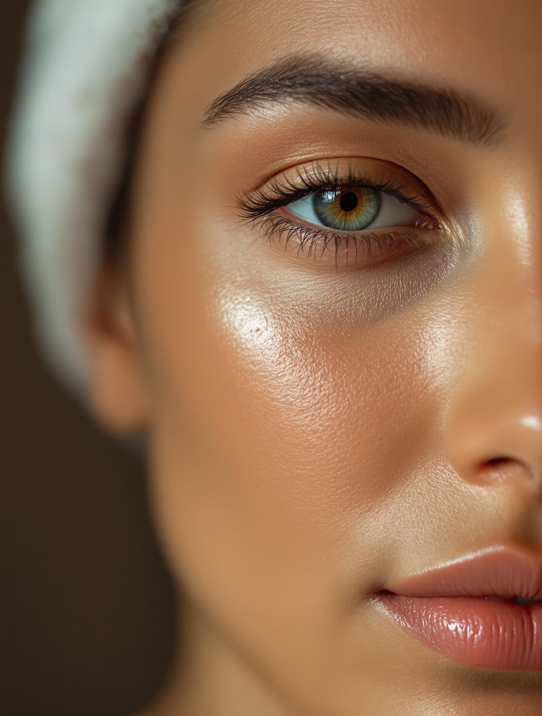 Dull, tired skin before a Hydrafacial