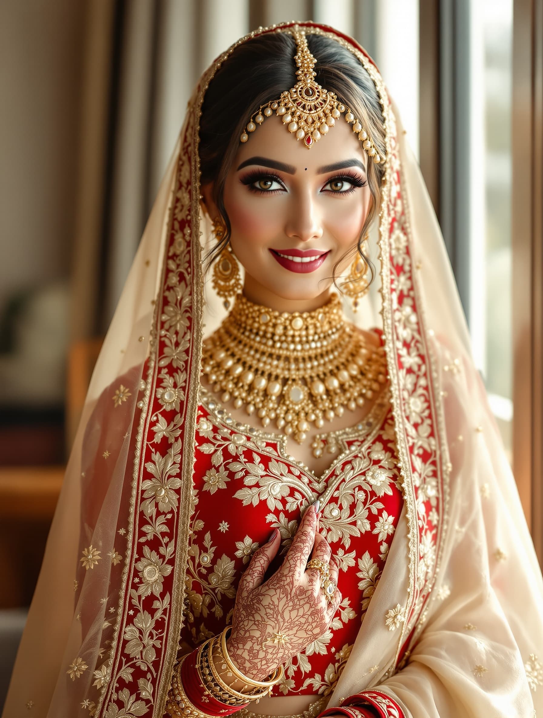 Bridal day look